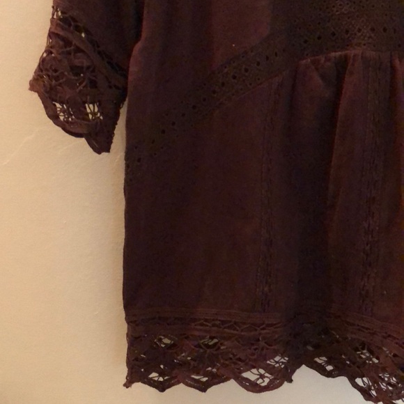 Lacy Anthropologie top - Picture 4 of 4